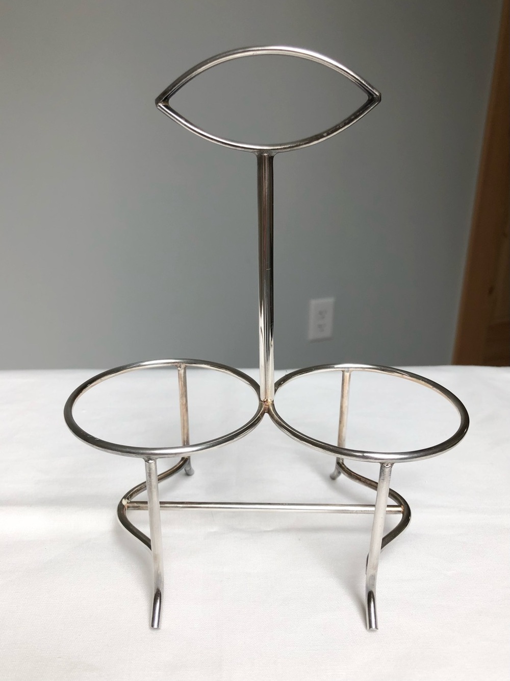 Vintage Jon Anton Silver Plated Jam Condiment Pot Set With Lids Tray Stand - Picture 11 of 14